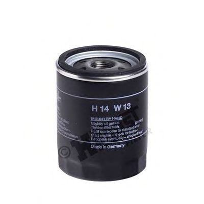 HENGST FILTER h14w13 -  Фильтр масляный двигателя